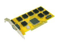 High quality 9 bit video capture card DVR card with very comprehensive software